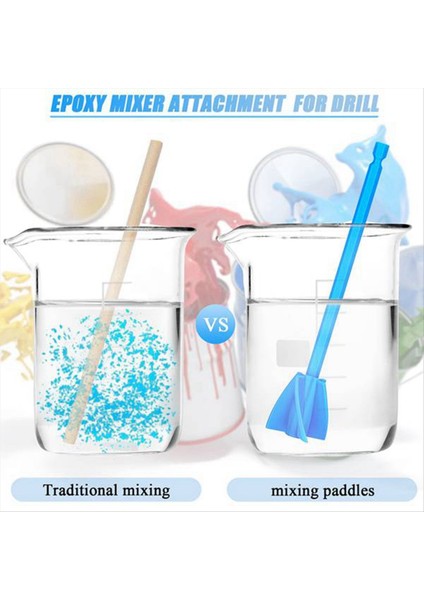 Reçine Için Mikser Ek Matkap 10 Epoksi Reçine Paketi Mikser Reçine Reçine Karıştırma Boya Karıştırma Için Spiral Karıştırıcı (Yurt Dışından) indirimleri