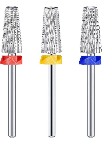 3 Adet Tırnak Karbür 5 In 1 Bit Çok Fonksiyonlu Konik Şekillendirilmiş Tırnak Matkabı Karbür Tırnak Matkap Ucu Her Ikisi Için Her Ikisi Için Her Ikisi Için (Yurt Dışından)