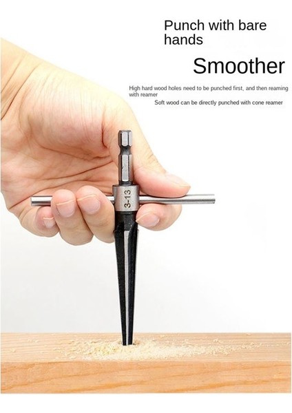 1 Set El Tipi Konik Rayba Seti 5-16MM 3-13MM Köprü Pimi Deliği Konik Raybalar Makinist Luthier Aletler (Yurt Dışından) modelleri