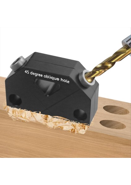 Cep Deliği Jig Kit-45 ° Punch Bulucu Açısı Ahşap Işleme Alet Deliği Vidalı Jig Konumlandırıcı Dökme Dübel Matkap Kılavuzu Marangoz (Yurt Dışından) modelleri