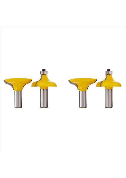 4 Pc 1/2 Inç Şafak Giriş Kapısı Uzun Tenonlar Yönlendirici Bit Kesici Ahşap Bitleri Tenon Kesici Ahşap Işleme Için (Yurt Dışından)