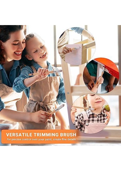 Kesme Fırça Alet Seti Duvarlar Için Boya Kenar Fırçaları Ev Boyama Için Yuvarlak Dekoratif Fırçalar (Yurt Dışından) modelleri