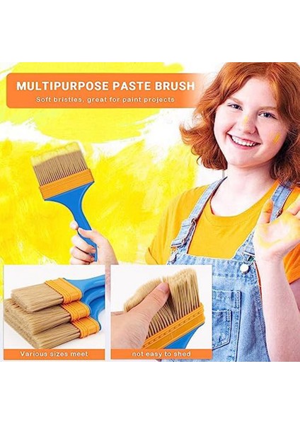 Kesme Fırça Alet Seti Duvarlar Için Boya Kenar Fırçaları Ev Boyama Için Yuvarlak Dekoratif Fırçalar (Yurt Dışından) fırsatları
