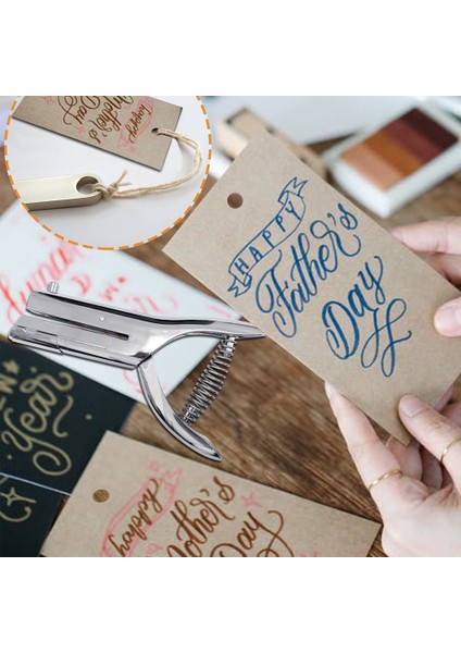 Delik Punch 1/8 Inç Ağır Deli Delik Yumruk Kağıt Kartı Taşınabilir Elde Taşınır 2 Inç Erişim Derinliğinde (3mm) (Yurt Dışından) indirimleri