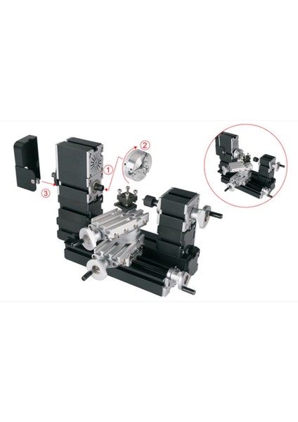 Z044MT Metal 2 Pozisyon Aracak Posta Torna Aracı Destek Braketi Metal Dönen Torna Aksesuarı (Yurt Dışından) fırsatları