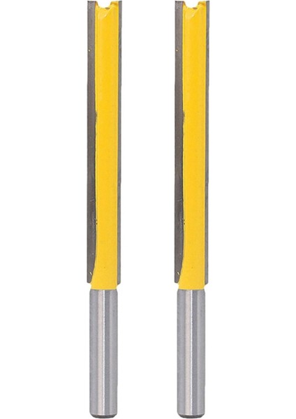 2x 8mm Shank Düzeltme Oymacı Yönü Karbür Freze Kesici Yönlendirici Biti Ahşap Çimentolu Karbür Freze Kesici Için (Yurt Dışından)