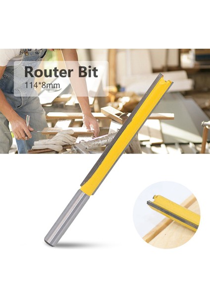 2x 8mm Shank Düzeltme Oymacı Yönü Karbür Freze Kesici Yönlendirici Biti Ahşap Çimentolu Karbür Freze Kesici Için (Yurt Dışından) modelleri