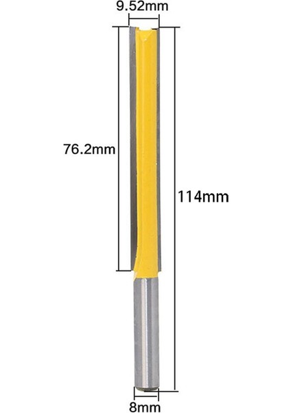 2x 8mm Shank Düzeltme Oymacı Yönü Karbür Freze Kesici Yönlendirici Biti Ahşap Çimentolu Karbür Freze Kesici Için (Yurt Dışından) indirimleri