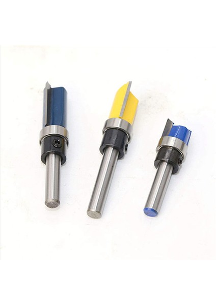 6pcs 1/4 Inç Shank Flush Trim Yönlendirici Bitleri Desen Şablon Bit Seti Ağaç Işleme Üst Rulman Frezeleme Araçları (Yurt Dışından) modelleri