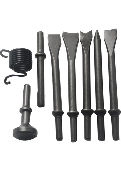 8pc Hava Kepçesi Kafa Seti Pnömatik Kesme Hava Çekme Yumruk Yonga Aracı Pnömatik Kesme Hava Hamme Kesme Paslama (Yurt Dışından)