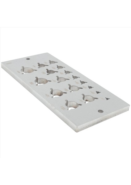 Yüksek Hızlı Çelik Dübel Plaka 17 Delikler (Ingilizce Sistem) Çelik Dübel Plaka Erik Bossom Delikler Dübel Makiner (Yurt Dışından) indirimleri