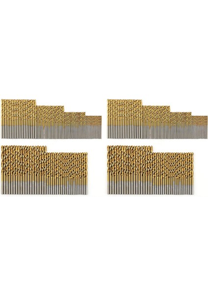 240 Pcs Titanyum Matkap Bit Seti Metal Çelik Ahşap Plastik Bakır Alüminyum Alaşım Için Matkap Bitleri 1mm Ila 3 5 mm (Yurt Dışından)