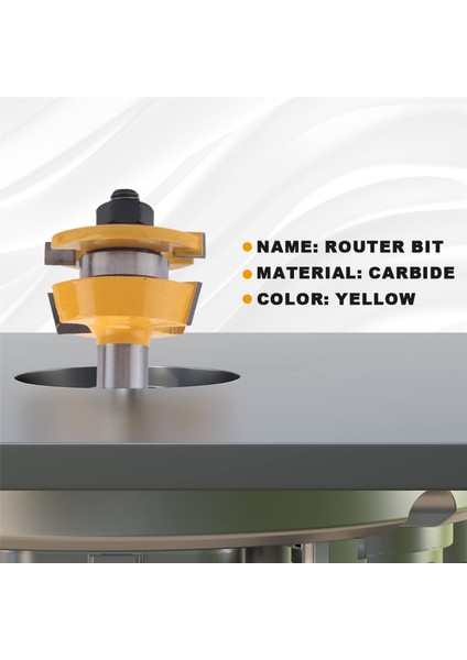 2pcs Ray Yönlendirici Bit 1/2 Inç Şafak Shaker Ahşap Kesme Kesici (Yurt Dışından) indirimleri