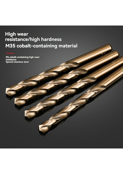 10PCS Twist Matkap Bit Seti M35 4 0mm 3 Edge Hss Delik Matkap Bit Paslanmaz Çelik Ahşap Metal Sondaj (Yurt Dışından) fiyatları
