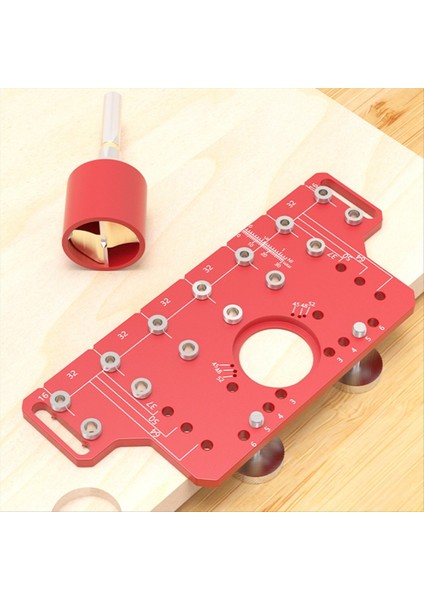 2in1 Kapı Kolu Raf Pimi Sondaj Kılavuzu Jig Ahşap Işleme Menteşe Delme Konumlandırıcı Menteşeli Dolap Kapı Deliği Yumruk Jig A (Yurt Dışından) indirimleri