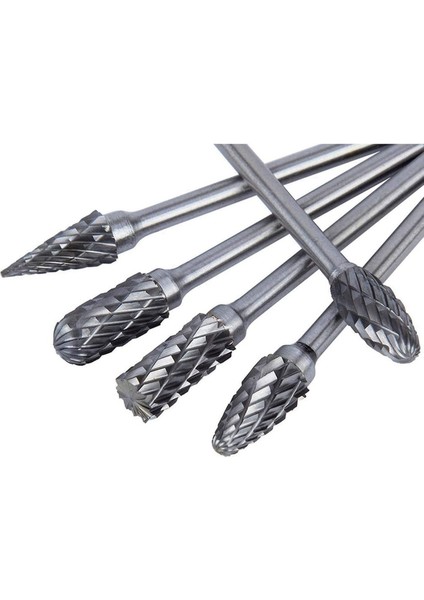 20PC 4 Inç Uzunluğunda Çift Kesilmiş Tungsten Katı Karbür Döner Çapak Seti 1/8 Inç (3mm) Şaft Bükülme Matkap Ucu Döner Aletler (Yurt Dışından) indirimleri