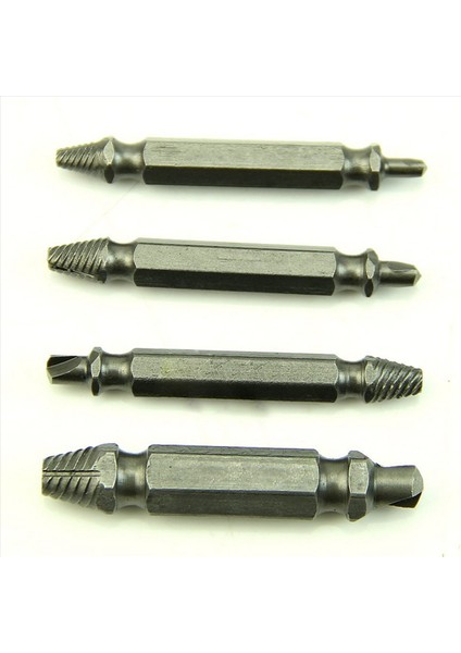 8x Vidalı Çıkarcı Matkap Bitleri Kılavuz Kırık Cıvata Çıkartma Kolay Out 1 2 3 4 (Yurt Dışından) fiyatları