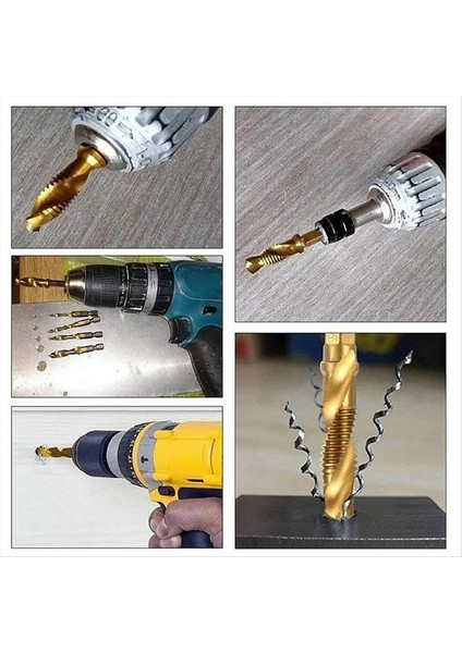 M8X1 25 Hex Shank Tıtanıum Kaplama Hss Vıda Işleme Metrik Tap Mağaza Bikleri Vida Makina Bileşimi Tap Açma Pah Aracı (Yurt Dışından) indirimleri