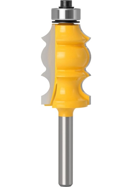 Mimari Kalıp Yönlendirici Bit Dekoratif Çizgi Oyma Sondaj Bit Köşe Profili Kesme Freze Kesici 6mm Şey (Yurt Dışından)