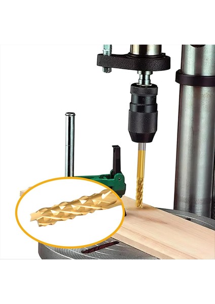 Uç Değirmen Setleri 10 Adet Titanyum Ceket Uç Fabrikası 1/8 Inç Şey (Yurt Dışından) indirimleri