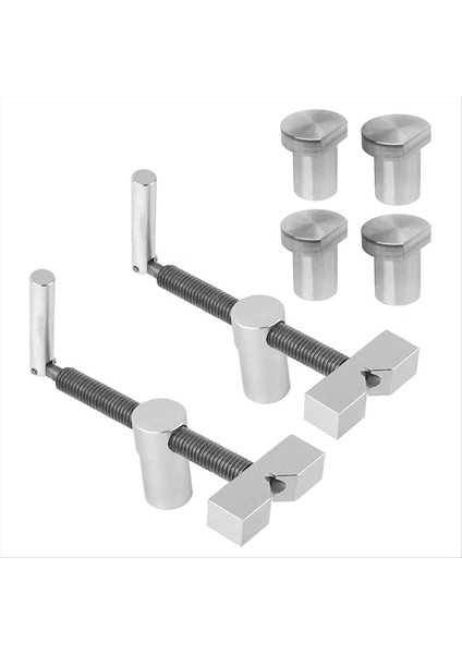 Ahşap Masaüstü Klip Hızlı Klip Sabit Klip Hızlı Fikstür Kelepçe Aracı 20 mm Delik Ahşap Işleme Tezgahı Köpek Araçları Silver (Yurt Dışından)