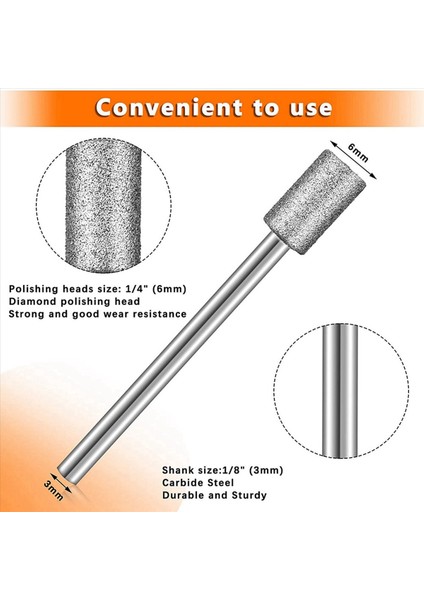 80 Adet Elmas Burr Bitleri Taş Oyma Seti Dremel Rotary Aracı Için 1/8 Inç Şafak (Yurt Dışından) fiyatları