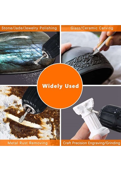 80 Adet Elmas Burr Bitleri Taş Oyma Seti Dremel Rotary Aracı Için 1/8 Inç Şafak (Yurt Dışından) fırsatları