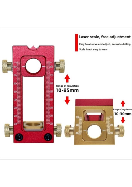 2 Arada 1 Matkap Kılavuzu Doweling Jig Yatak Dolabı Vida Yumruk Bulucu Ağaç Işleme Deliği Matkap Bit Seti 5 Delikli 6/8/10/12/15MM (Yurt Dışından) fırsatları