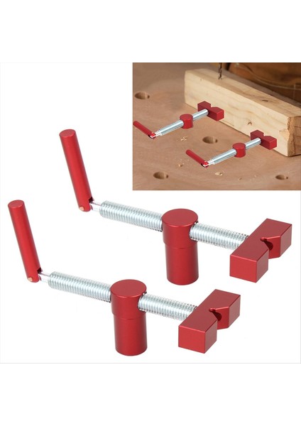 Ahşap Işleme Masaüstü Klip Hızlı Klip Hızlı Fikstür Kelepçesi Aracı 19MM Delik Ahşap Işleme Tezgahı Köpek Alet-Kırmızı (Yurt Dışından) fırsatları