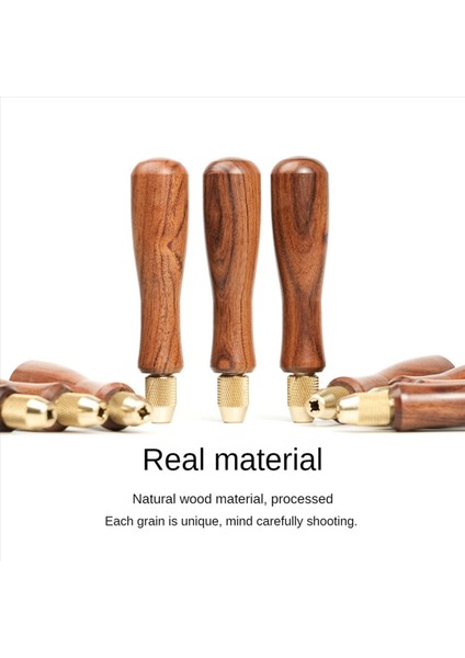 3x Ahşap Dosya Tutma Ahşap Kulplar Küçük Dosyalar Için Pirinç Kolet Chuck ile Aksesuarlar Dıy (Yurt Dışından) fırsatları