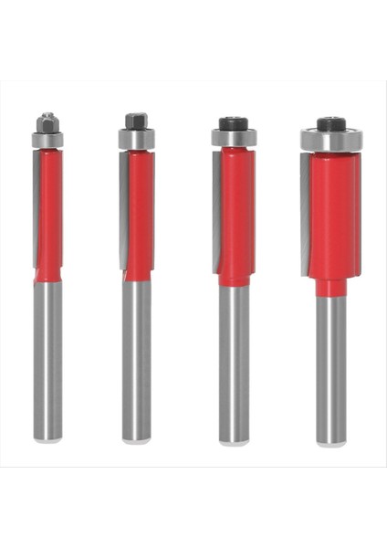 4pc Premium Ahşap Yönlendirici Bit Seti - Profesyonel Için Pürüzsüz Kesim - Çok Yönlü Kesme ve Detaylandırma Kitleri (Yurt Dışından)