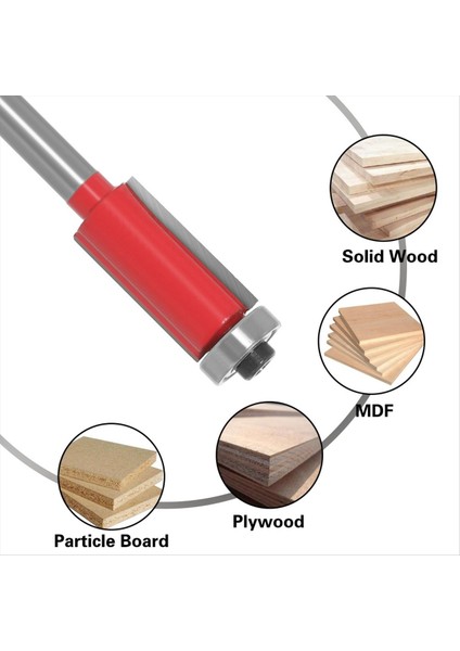 4pc Premium Ahşap Yönlendirici Bit Seti - Profesyonel Için Pürüzsüz Kesim - Çok Yönlü Kesme ve Detaylandırma Kitleri (Yurt Dışından) fiyatları