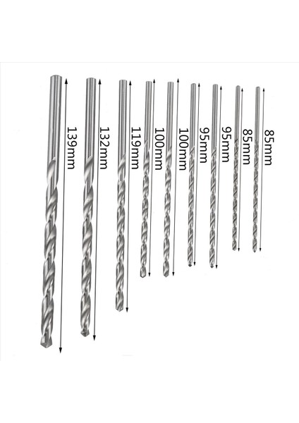 2x Ekstra Uzun Hss Matkap Bitleri 2mm 2 5mm 3mm 4mm 5mm 6mm Set (Yurt Dışından) indirimleri
