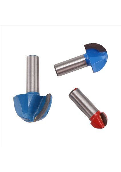 3pcs Yönlendirici Bitleri 1/2 Inç Şafak Çekirdek Kutu Yönlendirici Bit Seti Çap 3/4inch 1-1/4inch 1-5/8inch Yuvarlak Burun Bit Seti (Yurt Dışından) fiyatları