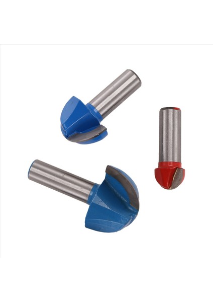 3pcs Yönlendirici Bitleri 1/2 Inç Şafak Çekirdek Kutu Yönlendirici Bit Seti Çap 3/4inch 1-1/4inch 1-5/8inch Yuvarlak Burun Bit Seti (Yurt Dışından) modelleri
