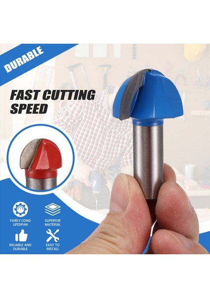 3pcs Yönlendirici Bitleri 1/2 Inç Şafak Çekirdek Kutu Yönlendirici Bit Seti Çap 3/4inch 1-1/4inch 1-5/8inch Yuvarlak Burun Bit Seti (Yurt Dışından) indirimleri