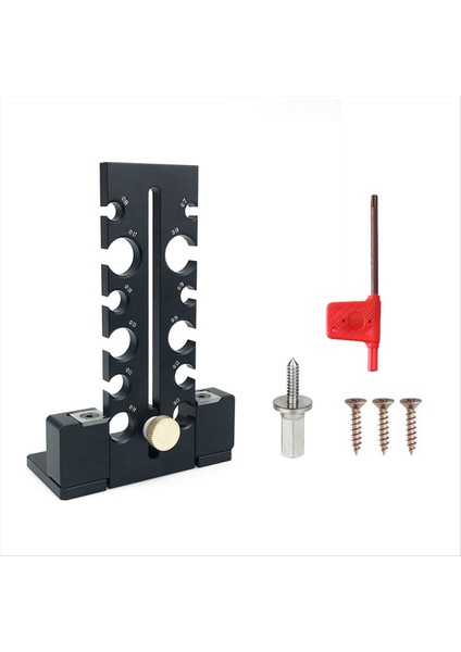 Elektrikli Matkap Yuvarlak Çubuk Dübel Maker 7-18MM Ayarlanabilir Dübel Maker Jigs Ahşap Matkap Freze Dökme Dübel Yuvarlak Çubuk (Yurt Dışından)