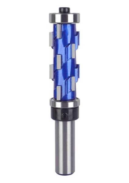 Freze Kesici 12MM Shank 45MM Floş Trim Uç Mill Katı Karbür Spiral Çift Rulman Cnc Yönlendirici Biti Ahşap Için (Yurt Dışından)