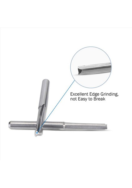 40PCS 2 Flüt Cnc Yönlendirici Bitleri 3 175MM Düz Yuva Tungsten Ahşap Plastik Için Çelik Freze Kesici (Yurt Dışından) indirimleri