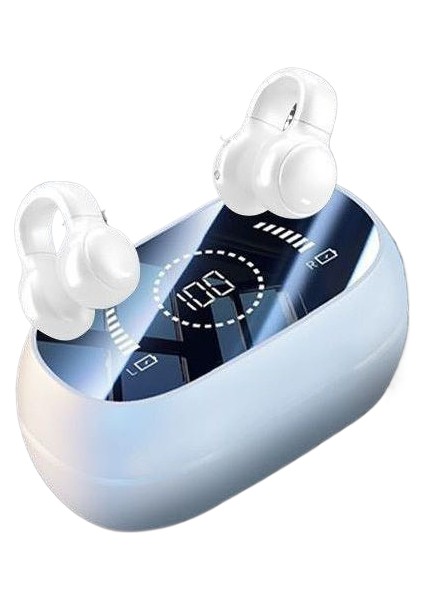 Akıllı, Geniş Dijital Ekranlı, Kulak Klipsli Kablosuz Bluetooth Kulaklık (Yurt Dışından)