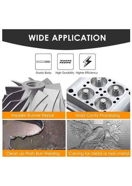 Rock Karbür Burr Seti 1/4 Inç 10PC Die Öğütücü Bitler Metal Ahşap Kaynak Beton Taş Taşlama Bozulma (Yurt Dışından) fırsatları