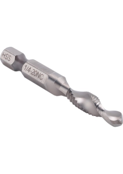 6pcs Matkap Tap Seti Hex Shank Sae Kombinasyon Matkap ve Tap Bit Seti Hss 4341 Vida Tap Deburr Matkap Bit (Yurt Dışından) fırsatları