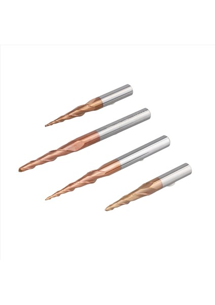4pcs Karbür Spiral Konik Top Burun Uç Değirmen 6mm Şafak Yönlendirici Bit Ağaç Işleme Cnc Oyma Bitleri Ahşap Freze Kesici (Yurt Dışından) modelleri