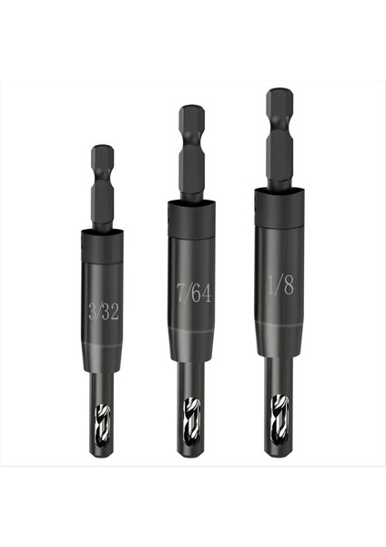Kendi Merkezleme Matkap Ucu Seti 3/32IN 7/64IN 1/4in Hex Kanat Matkabı Için 1/8in Menteşe ve Ahşap Için Matkap Ucu Tornavida Biti (Yurt Dışından)