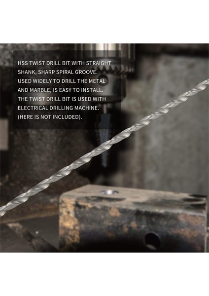 Hss Düz Şaft 4mm Twist Head 300MM Uzun Matkap Bit Silver Ton (Yurt Dışından) fırsatları