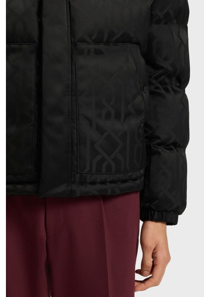 Logolu Regular Fit Dik Yaka Su Itici Şişme Mont Erkek Mont 50549096 001 fırsatları