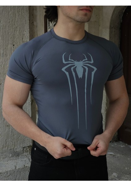 Spider - Compression T-Shirt (Füme)