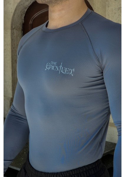 The Gauntlet - Uzun Kollu Compression T-Shirt (Füme) modelleri