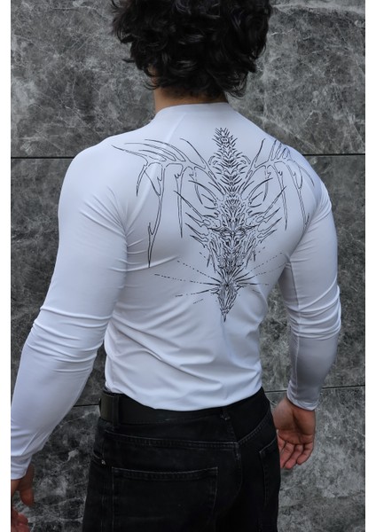 Ezekiel - Uzun Kollu Compression T-Shirt (Beyaz) fiyatları
