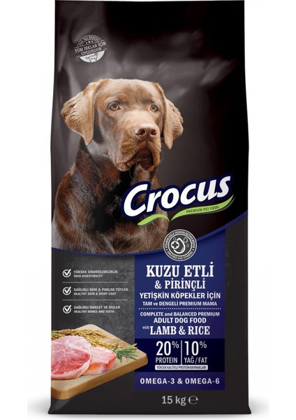 Kuzu Etli Pirinçli Yetişkin Köpek Maması 15 Kg fiyatları